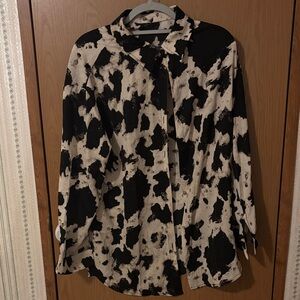 Stylish Black and White Women's Top